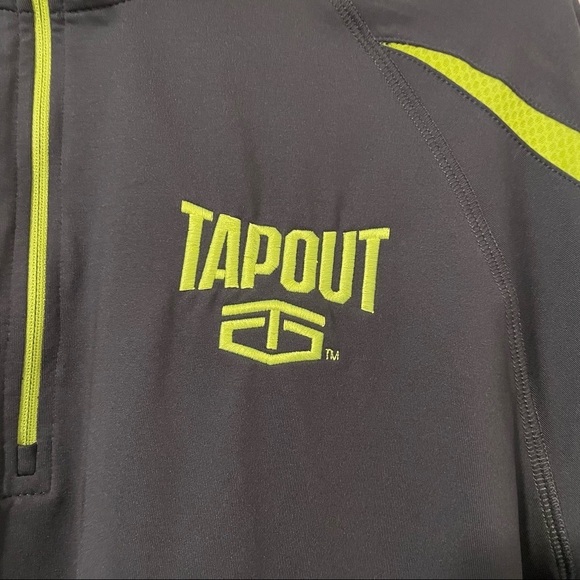 Tapout Men’s 1/2 Zip Colorblock Pullover Size‎ XL Gray​ - Picture 3 of 8